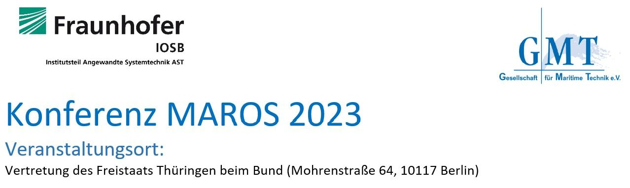 Konferenz MAROS 2023 - Vertretung des Freistaats Thüringen beim Bund - Mohrenstraße 64, 10117 Berlin I 27. + 28. 4. 20