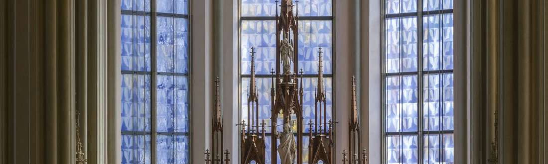 Die Neuen Fenster in der Heilig Kreuz Kirche in Obergiesing